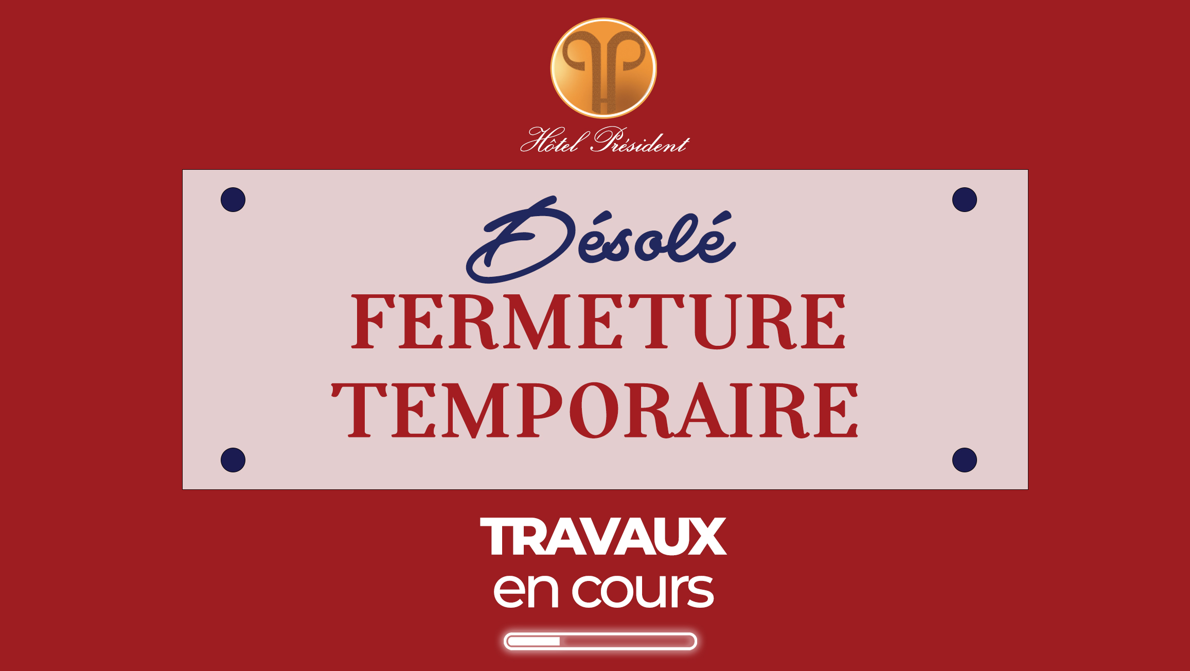 Chambre Restauree Hotel President 2