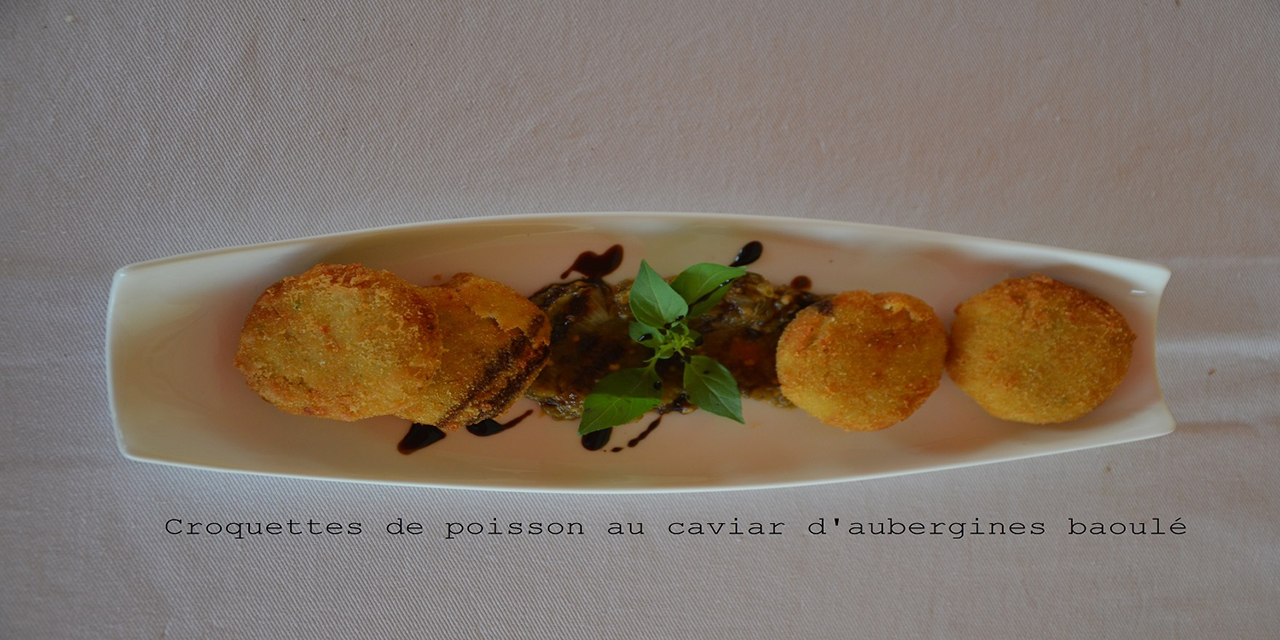 croquettes-poisson-caviar-aubergines-baoule-restaurant-panoramique-hotel-president-yamoussoukro